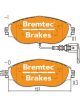 Bremtec Euroline Ceramic Brake Pad