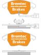 Bremtec Euroline Ceramic Brake Pad