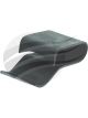 Jaylec Pack 10 Black Steel Chassis Clip Small For 5-7mm Cable 16.5mm Int