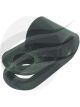 Jaylec Pack 25 Plastic P Clip 4.7mm 4.6mm Mounting Hole