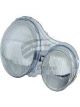 Hella Headlamp Lens & Retaining Rim Merc E200 E430 Rhs 34851 36312