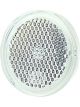 Hella Retro Reflector White 41mm Dia Single Bolt Mount