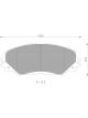 Bosch Brake Pad Front Set For Corolla ZRE Rav4 Rukus