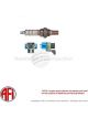 Bosch Oxygen Sensor Lsh-25 Gm V8 Pre Cat 6.0L 6.2L L77 Trapezoidal
