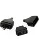 Britax Connector Flush Mnt 2 Pin 20A Flush Mnt Plug & Socket # B82-A