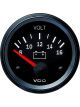 VDO Cockpit Vision Voltmeter 12V 8 - 16 Volt Dial 52mm Diam
