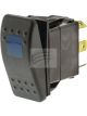 Jaylec Switch Rocker Sealed On/On 12/24V 20A @ 12V 10A @24V Blue LED