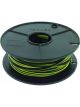 Tycab 4mm Single Core Trace Cable Black Yellow 30M (23/0.32) (Auto 152)