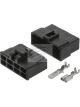 Jaylec Pack 1 Qc Connector Housing Kit 8 Pole Black Male & Female