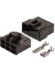Jaylec Pack 1 Qc Connector Housing Kit 6 Pole Black Male & Female
