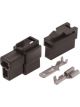 Jaylec Pack 1 Qc Connector Housing Kit 2 Pole Black Male & Female
