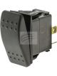 Jaylec Rocker Switch On Off 12/24V 20Amp Spst 2 Blade Terms Mount Open