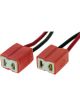 Jaylec Pack 2 Headlight Connector H7 Prewired With 100mm Wire Socket