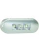 Autolamps LED Amber Side Marker Lamp 12/24V 3 Led's Stainless Steel 150mm