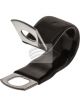 Jaylec Pack 25 P Clip 10mm Metal / Pvc Steel With Pvc Coating