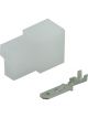 Jaylec Pack 10 Qc Connector Housing w/ Terminals Male 2 Way No Locking