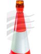ACOT Amber LED Cone Beacon 4X Flash Patterns Quad Static 3X