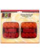 Autolamps Pkt 2 LED Stop/Tail/Indicator w/Licence Plate Lamp 12V 8 LED
