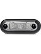 Hella White Light LED Courtesy Lamp 10-33V Clear Lens Wide Rim