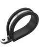 Proflow Cushioned Hose Mounting P-Clamp 19mm, Silver, 5 Pack