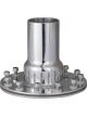 Proflow Fuel Filler Neck Aluminium Polished, Straight 2 in. Diamet