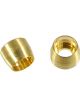 Proflow Brass Olive Insert Brass -03AN, 5Pk