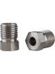 Proflow Stainless Brake Hard Line Tube Nut 7/16 x 20 Qty 2 for 3/16