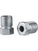 Proflow Brake Hard Line Tube Nut 7/16 x 20 Qty 2 for 3/16 pipe