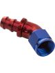 Proflow 45 Degree Fitting Hose End Full Flow Barb to Female -12AN,