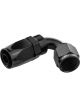 Proflow 120 Degree Hose End -12AN Hose to Female, Black