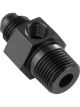 Proflow Male Adaptor 3/8in. NPT To -06AN 1/8in. NPT Gauge Port