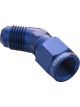 Proflow 45 Degree Male Adaptor - Female Adaptor Swivel Coupler Hose