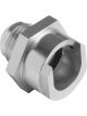 Proflow Heater Core Adaptor 3/4in. Pipe To -10AN, Silver