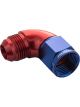 Proflow 90 Degree Full Flow Adaptor Male To Female -10AN
