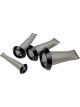 Proflow Fuel or Oil AN Flare Filter -08Fuel or Oil AN w/37 Degree T
