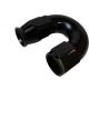 Proflow 180 Degree Fitting Hose End AN6 Suit PTFE Hose, Black