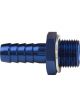 Proflow Fitting Adaptor Male 18mm x 1.50mm To 1/2in. in. Barb, Blue
