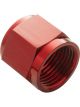 Proflow Aluminium Tube Nut AN For 1/4in. Tube, Red