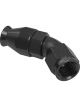 Proflow 45 Degree Fitting Hose End AN8 Suit PTFE Hose, Black