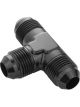 Proflow Male Flare Union Adaptor -10AN Flare Tee, Black