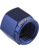 Proflow Fitting Aluminium AN Flare Cap -16AN, Blue