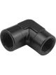 Proflow 90 Degree Coupler Female - Female Elbow 1/8in. NPT, Black
