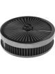 Proflow Air Filter Assembly Flow Top Round Black 9in. x 2in. Su