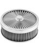 Proflow Air Filter Assembly Flow Top Round Stainless Steel 9in.