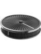 Proflow Air Filter Assembly Flow Top Round Black 14in. x 3in. S