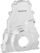 Proflow Timing Cover, 2-Piece, Billet Aluminium, Clear Anodised, Ch