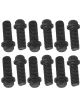 Proflow Header Bolts, Hex Head, M8 X 1.25 in, Custom Black Oxide,