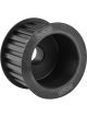 Proflow Alternator Pulley, Gilmer, 17mm bore, Bolt-On, Steel, Bla