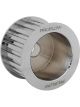 Proflow Alternator Pulley, Gilmer, 15mm bore Bolt-On, Steel, Silver