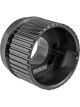 Proflow Gilmer Billet Crank Pulley With V Groove Long, Black
